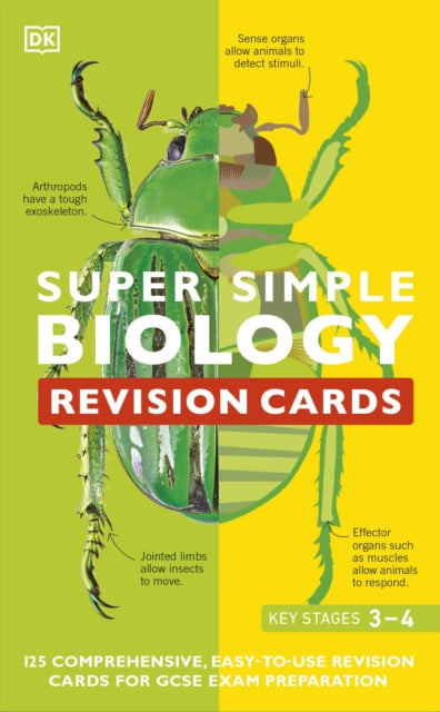 Book cover of: Super Simple Biology Revision Cards Key Stages 3 and 4. By: DK Publishing