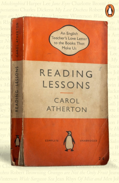 Reading Lessons, An English Teacher’s Love Letter to the Books that Shape Us 9780241629505 Carol Atherton