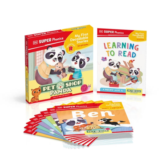 Book cover of: DK Super Phonics My First Decodable Stories Pet Shop Panda. By: DK Publishing