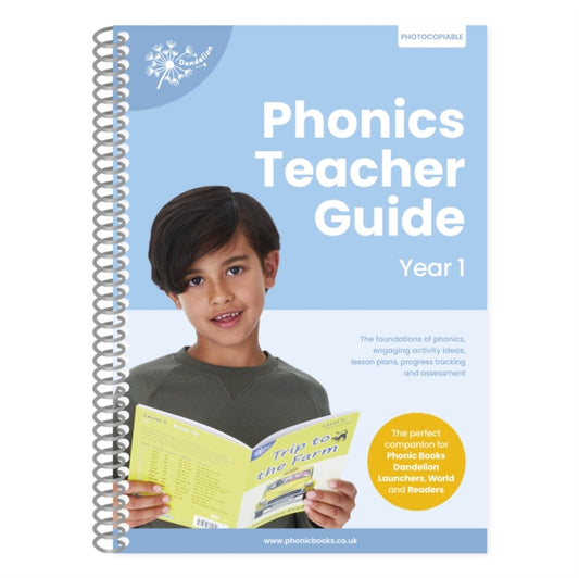 Book cover of: Phonics Teacher Guide Year 1. By: Phonic Books