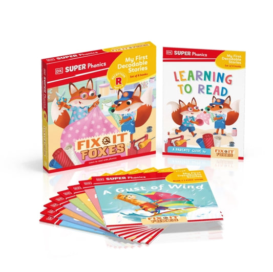 Book cover of: DK Super Phonics My First Decodable Stories Fix-It Foxes. By: DK Publishing