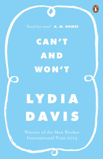 Book cover of: Can't and Won't. By: Lydia Davis
