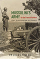 Book cover of: Mussolini's Army in the French Riviera. By: Emanuele Sica