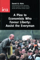 Book cover of: Plea to Economists Who Favour Liberty. By: Daniel B. Klein