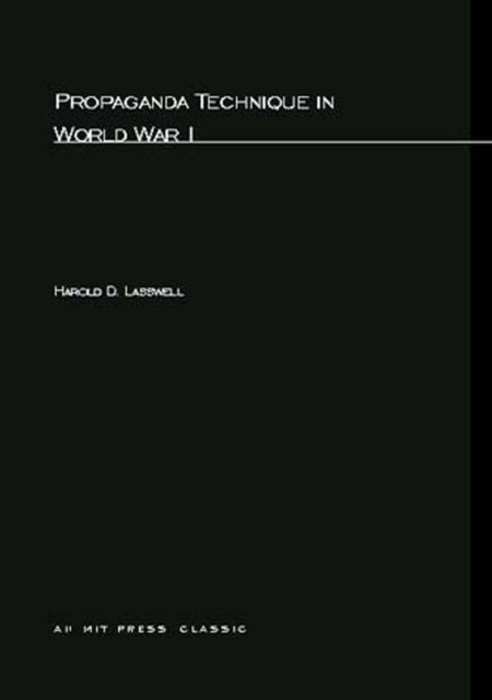Book cover of: Propaganda Technique In World War I