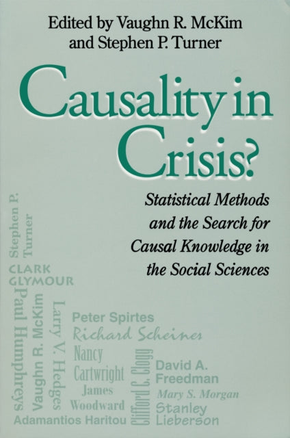 Book cover of: Causality in Crisis?. By: Stephen Turner