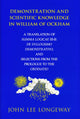 Book cover of: Demonstration and Scientific Knowledge in William of Ockham. By: John Longeway, John Lee Longeway