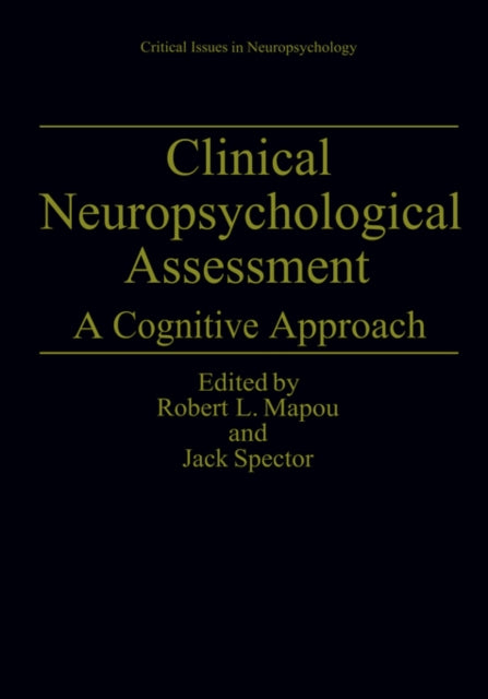 Book cover of: Clinical Neuropsychological Assessment