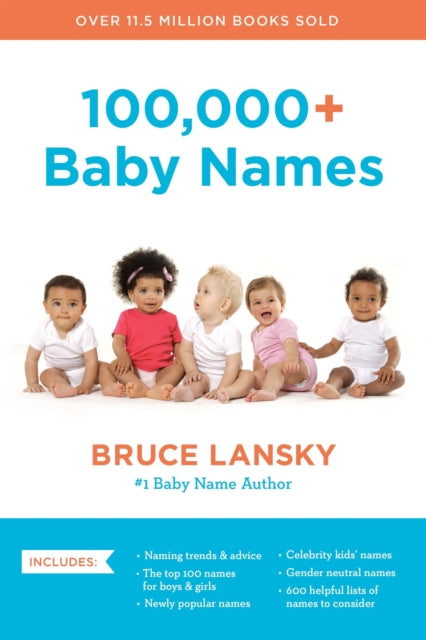 Book cover of: 100,000+ Baby Names (Revised)
