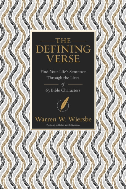 Book cover of: Defining Verse. By: Warren W. Wiersbe