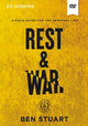 Book cover of: Rest and War Video Study