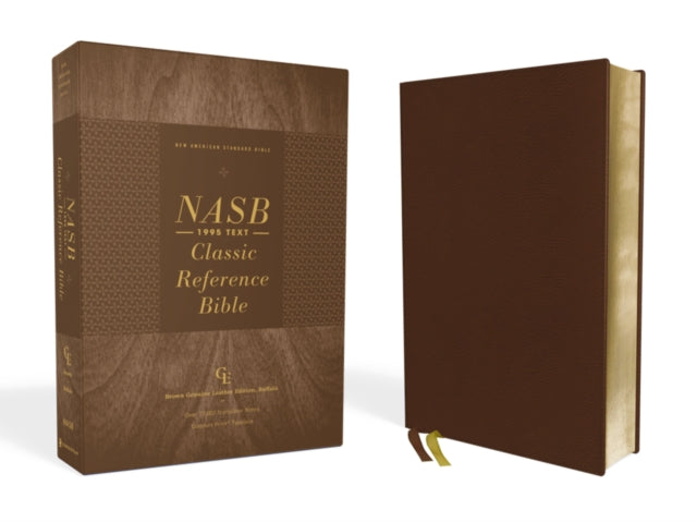 Book cover of: NASB, Classic Reference Bible, Genuine Leather, Buffalo, Brown, Red Letter, 1995 Text, Comfort Print. By: Zondervan Publishing Company