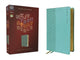 Book cover of: NKJV, Teen Study Bible, Leathersoft, Teal, Comfort Print. By: Zondervan