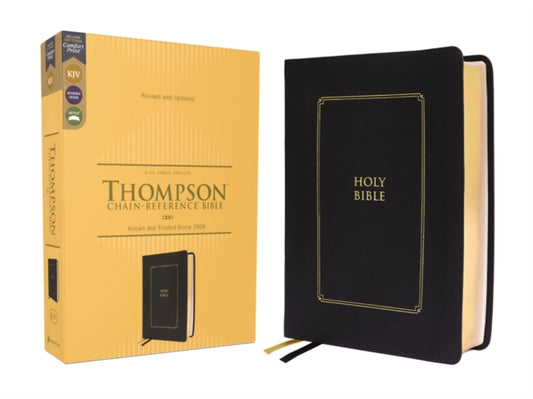 Book cover of: KJV, Thompson Chain-Reference Bible, Leathersoft, Black, Red Letter, Comfort Print. By: Frank Charles Thompson