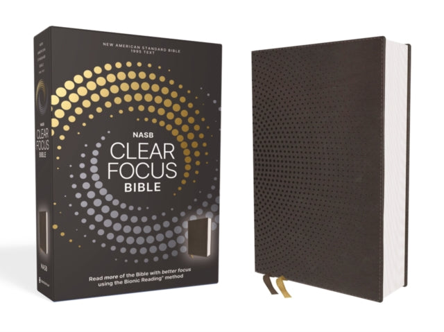 Book cover of: NASB, Clear Focus Bible, Leathersoft, Charcoal Brown
