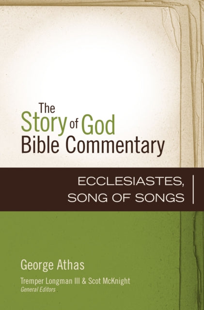 Book cover of: Ecclesiastes, Song of Songs. By: George Athas