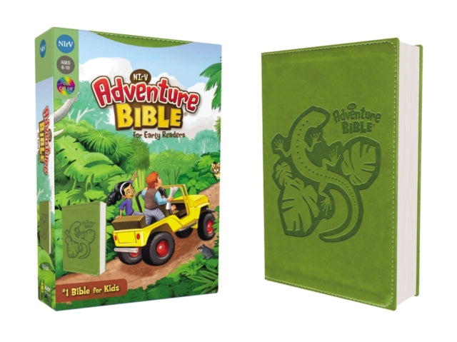 Book cover of: NIrV, Adventure Bible for Early Readers, Leathersoft, Green, Full Color. By: Lawrence O. Richards