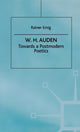 Book cover of: W.H. Auden. By: Rainer Emig