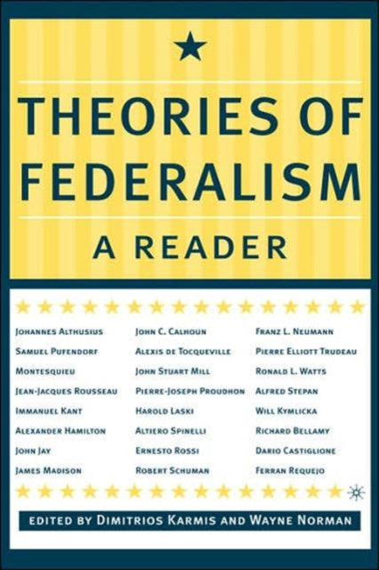 Book cover of: Theories of Federalism