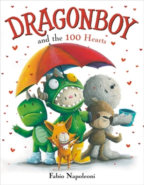 Book cover of: Dragonboy and the 100 Hearts. By: Fabio Napoleoni