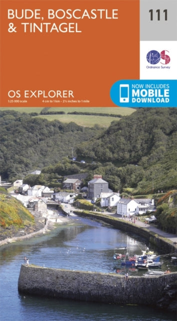Book cover of: Bude, Boscastle and Tintagel. By: Ordnance Survey