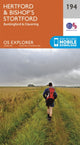 Book cover of: Hertford and Bishop's Stortford. By: Ordnance Survey
