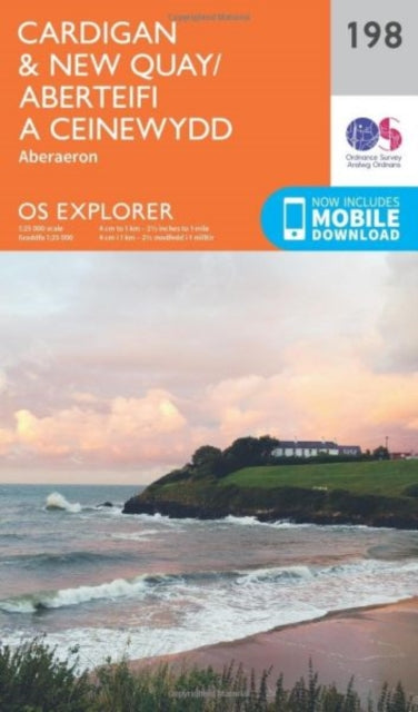Book cover of: Cardigan and New Quay, Aberaeron. By: Ordnance Survey