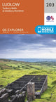 Book cover of: Ludlow and Tenbury Wells. By: Ordnance Survey