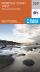 Book cover of: Norfolk Coast West. By: Ordnance Survey