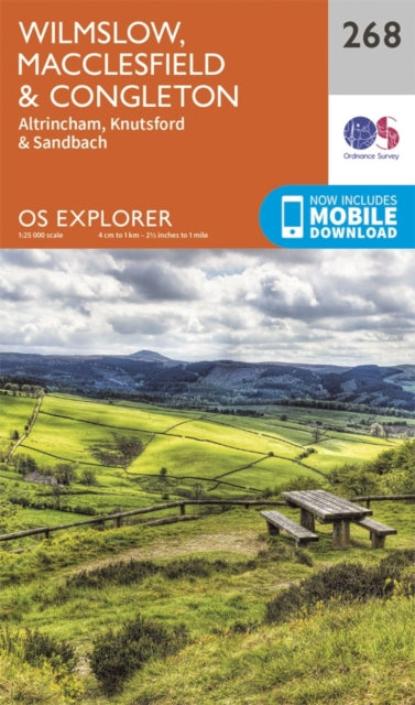 Book cover of: Wilmslow, Macclesfield and Congleton. By: Ordnance Survey