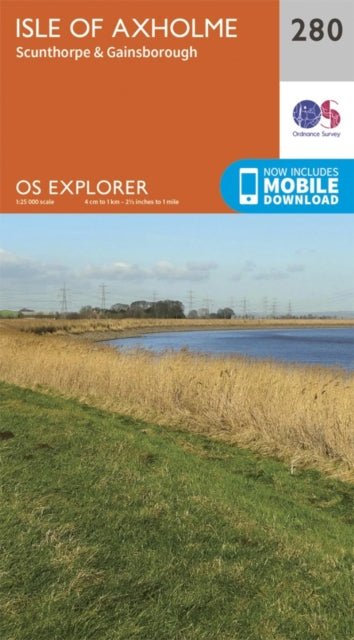 Book cover of: Isle of Axholme, Scunthorpe and Gainsborough. By: Ordnance Survey