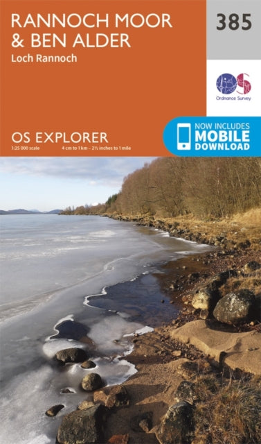 Book cover of: Rannoch Moor and Ben Alder. By: Ordnance Survey