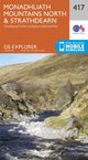 Book cover of: Monadhliath Mountains North and Strathdearn. By: Ordnance Survey
