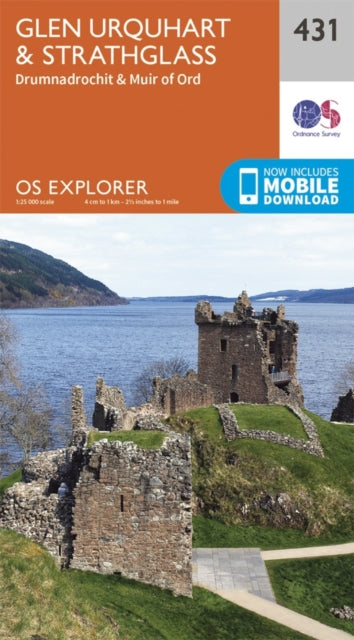 Book cover of: Glen Urquhart and Strathglass. By: Ordnance Survey
