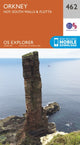 Book cover of: Orkney - Hoy, South Walls and Flotta. By: Ordnance Survey