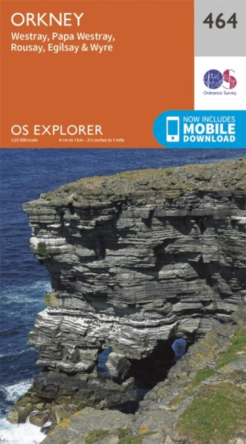 Book cover of: Orkney - Westray, Papa Westray, Rousay, Egilsay and Wyre. By: Ordnance Survey