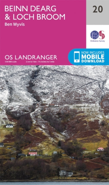 Book cover of: Beinn Dearg & Loch Broom, Ben Wyvis. By: Ordnance Survey