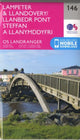 Book cover of: Lampeter & Llandovery. By: Ordnance Survey