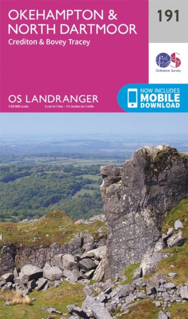 Book cover of: Okehampton & North Dartmoor. By: Ordnance Survey