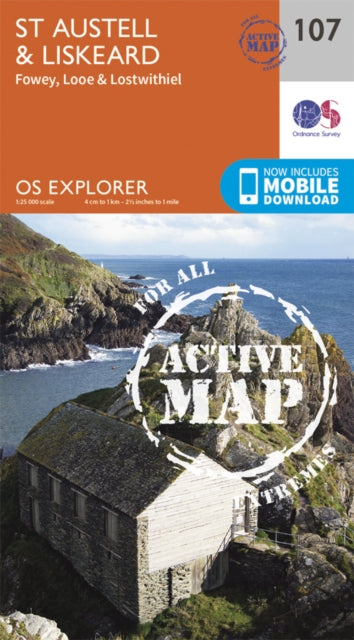 Book cover of: St.Austell,Liskeard, Fowey, Looe and Lostwithiel. By: Ordnance Survey