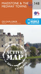 Book cover of: Maidstone and the Medway Towns. By: Ordnance Survey