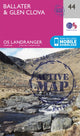 Book cover of: Ballater, Glen Clova. By: Ordnance Survey