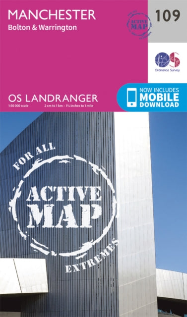 Book cover of: Manchester, Bolton & Warrington. By: Ordnance Survey