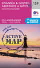 Book cover of: Swansea & Gower, Carmarthen. By: Ordnance Survey