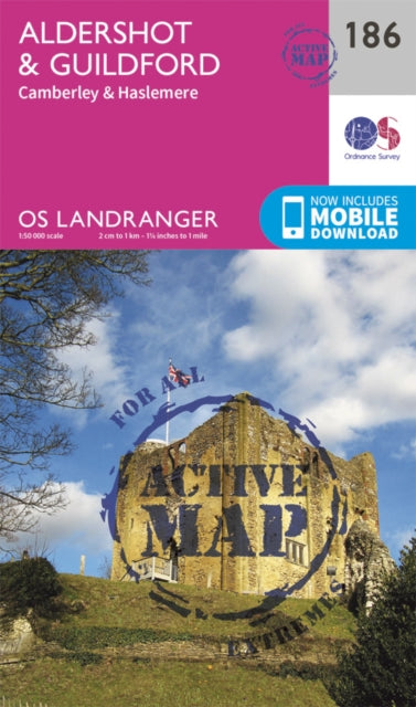 Book cover of: Aldershot & Guildford, Camberley & Haslemere. By: Ordnance Survey