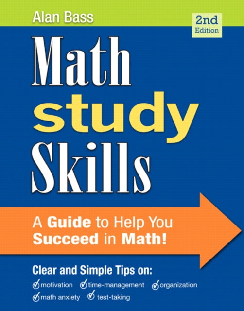 Book cover of: Math Study Skills. By: Alan Bass