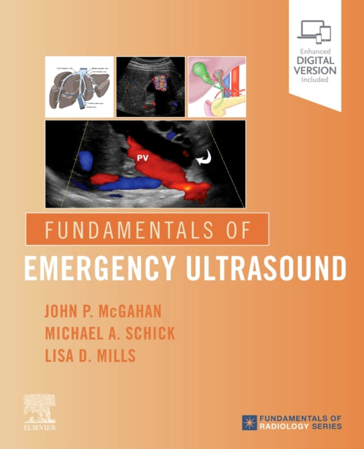 Book cover of: Fundamentals of Emergency Ultrasound. By: John P. McGahan
