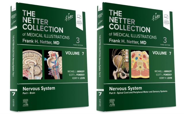 Book cover of: Netter Collection of Medical Illustrations: Nervous System Package. By: Michael J. Aminoff