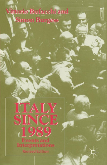 Book cover of: Italy since 1989. By: Vittorio Bufacchi