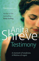 Book cover of: Testimony. By: Anita Shreve
